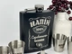 Набор подарочный фляга с рюмками VexShop 7oz подарок мужчине, 4 рюмки и фляга (61145-2) - изображение 5