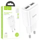 Зарядное устройство Hoco C88A 2.4Amax 2 USB White (36786) - изображение 1