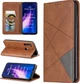Чохол книжка SHLab Prisma Xiaomi Redmi Note 8 Brown (36333-30) - зображення 1