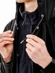 Мужская Куртка Rains Jackets Черный S-M (7d1834-VelvetBlack S-M) - изображение 3