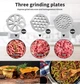 Электрическая мясорубка Rainberg RB-675 3800W 5в1 Белая с реверсом электромясорубка с соковыжималкой для томатов - изображение 5
