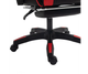 Ігрове комп'ютерне крісло для геймерів та роботи для дому EC GAMING 2806 Чорно-червоне обшите екошкірою та з підставкою для ног - зображення 8