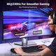 Кабель UGREEN&nbsp;DP115 Перехідник DisplayPort to HDMI 8K HDR, Dolby, HDCP2.3, DSC1.2a, 32.4 Гбіт/с плетений, сумісний з монітором Dell, HP, HDTV, AMD NVIDIA Grey (80395) - зображення 6