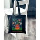 Екошопер BookOpt BK4084 YAYOI KUSAMA Квіти, чорний - зображення 7