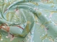 Ткань Коттон вышивка цветочная фантазия, фисташка, пог. м. (к1401, 54509, д1 цв3) - изображение 2