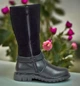 Сапоги высокие демисезонные для девочки утепленные на флисе Weestep 56047 33 (23,5см) черные - изображение 5