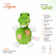 М'яка іграшка Tigres Крокодил LOVE 16 см (ІГ-0203) - зображення 2