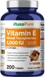 Вітамін Е преміум-класу NusaPure Vitamin E 200 таблеток - зображення 1