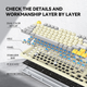 Игровая механическая клавиатура TWolf T50 Blue Switch c RGB подсветкой white - изображение 6