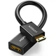 Переходник Ugreen Mini HDMI to HDMI 2.0 4K 60 Hz 0.5 м Black (HD168) - изображение 1