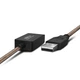 Кабель подовжувач активний 30 м USB 2.0 A male to female для пк сканера принтера - зображення 2