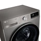 LG Пральна машина фронтальна, 8,5кг, 1200, A+++, 48см, дисплей, пара, інвертор, білий - зображення 9