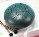 Глюкофон 6" Steel Tongue Drum Avzhezh SD016 Dark Green - изображение 1