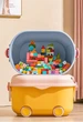 Многофункциональный ящик для хранения игрушек POPPET Свинка Йеллоу На колесах Большой (PP-002Y-L) - изображение 4