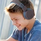 Детские наушники проводные JLAB JBuddies Kids (IEUHJKSTUDIORGRYBLU6) серые с голубым - изображение 4