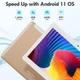 Планшет 10.1" Ovzioco K16 4/64Gb Android 11 6000 mAh Золотистий - зображення 4
