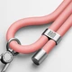 Ремешок для смартфона ArmorStandart Silicone Rope Titanium Pink with Grey holder (ARM76275) - изображение 2