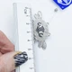Брошка-булавка серебряная с кубическим цирконием "Шмель" 11,05 г - изображение 3