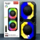 Безпровідна караоке колонка з мікрофоном та RGB-підсвічуванням ZQS4260 Чорний - зображення 2