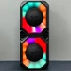 Безпровідна караоке колонка з мікрофоном та RGB-підсвічуванням ZQS4260 Чорний - зображення 3