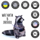 Мягкая игрушка антистресс WONKEY Енот 28см 33089 - изображение 9