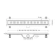 Трап Valtemo Ducoline Base VLD-596320 60 см с боковым отводом 40 мм - изображение 2