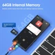 MP3 плеєр Oilsky D22 - 64GB, 2,4-дюймовий екран, Bluetooth 5.0, із зовнішнім динаміком, FM-радіо, електронна книга, диктофон - зображення 3
