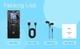 MP3 плеєр Oilsky D22 - 64GB, 2,4-дюймовий екран, Bluetooth 5.0, із зовнішнім динаміком, FM-радіо, електронна книга, диктофон - зображення 9