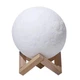 Светильник мини ночник на батарейках Magic 3D Moon Lamp Warm White - изображение 4