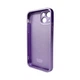 Захисний чохол-накладка AG Glass Matt Frame Color Logo для Apple iPhone 14 Light Purple (AGMattFrameiP14LPurple) - зображення 2