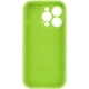 Защитный чехол-накладка Silicone Full Case AA Camera Protect для iPhone 13 Pro Max Shiny Green (FullAAi13PM-24) - изображение 2