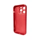 Защитный чехол-накладка AG Glass Matt Frame для Apple iPhone 14 Pro Coke Red (AGMattFrameiP14PRed) - изображение 2
