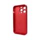 Защитный чехол-накладка AG Glass Matt Frame Color Logo для Apple iPhone 13 Pro Coke Red (AGMattFrameiP13PRed) - изображение 2