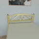 Ліжко Tobi Sho VERONA-1 односпальне металеве 200X80 Золотий - зображення 3