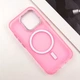 Чохол TPU+PC Lily with MagSafe для Apple iPhone 13 Pro Max (6.7") Light Pink - изображение 4