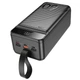 Портативний ЗП Power Bank Hoco J123C Element 22.5W+PD20W 60000 mAh Black (ITS-00000071644_1) - изображение 3