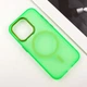 Чохол TPU+PC Lily with MagSafe для Apple iPhone 13 Pro Max (6.7") Neon Green - изображение 3