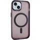 Противоударный Чехол TPU+PC Lily with MagSafe для Apple iPhone 14 (6.1") Dark Purple - изображение 1