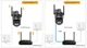Уличная WiFi IP камера Besder XM77 9Мп 3 объектива Zoom 8-кратный IcSee - изображение 4