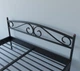 Кровать Tobi Sho VERONA-1 двухспальная металлическая 200X160 Черный - изображение 4