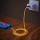 Дата кабель Hoco X21 Plus Silicone Type-C Cable (1m) Black / Yellow - изображение 4