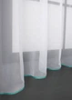 Кухонная тюль арка с ламбрекеном VR-Textil № 025к белый с лазурным 280х170 см (52-0864) - изображение 5