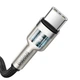 Кабель BASEUS Cafule Metal Cable Type-C to Type-C 2 метра 100W (20V 5A) CATJK-D01 - изображение 7
