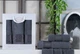 Набор полотенец Gulcan Cotton - Ornament Dark Grey 50*90 (2 шт)+70*140 (1 шт) - изображение 2