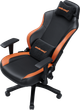 Кресло игровое Anda Seat Luna Color Size L Black/Orange PVC (AD18-48-BO-PV) - изображение 5