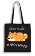 Екошопер Bookopt Plan to do: NOTHING чорний (BK4061) - изображение 2