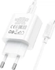 Зарядний пристрій Hoco C76A Pro 30W (PPS, PD3.0, QC3.0) порт TypeC + кабель TypeC-Lightning White (36781) - зображення 5