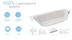 Ванна Radaway ITEA LUX 190x120 (WA1-29-190×120U) + ножки + сифон R135L - изображение 3