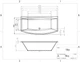 Ванна Radaway TILIA 190x90 (WA1-03-190x090U) + ніжки + сифон R135L - зображення 5