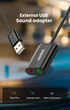 Звуковая карта UGREEN US205 USB 2.0 to 2x3.5mm Black (30724) - изображение 3